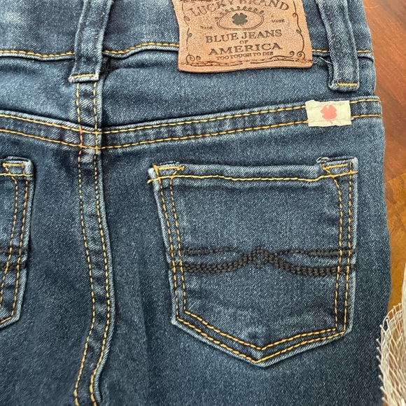 Girls Lucky brand jeans size 3t - Picture 6 of 8
